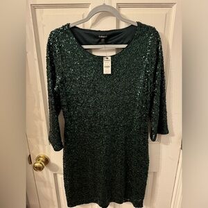 New with tags Express green sequin dress!